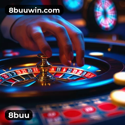 Imagem promocional da 8buu mostrando a plataforma e suas vantagens