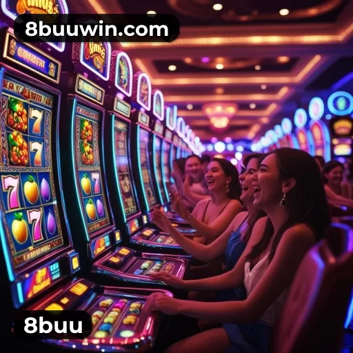 Imagem promocional da 8buu mostrando a plataforma e suas vantagens