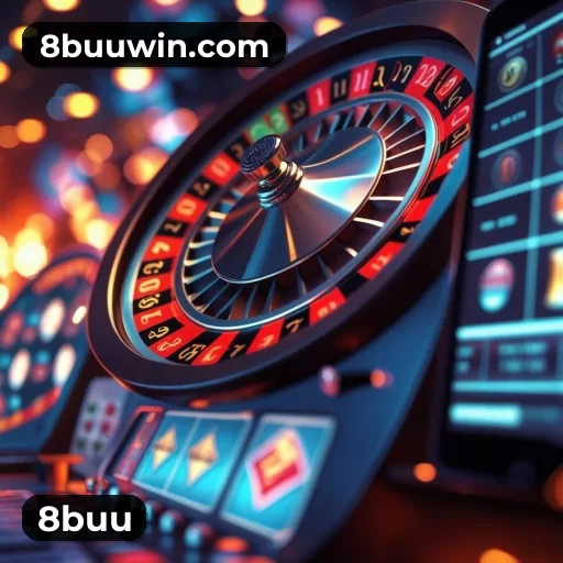Imagem promocional da 8buu mostrando a plataforma e suas vantagens