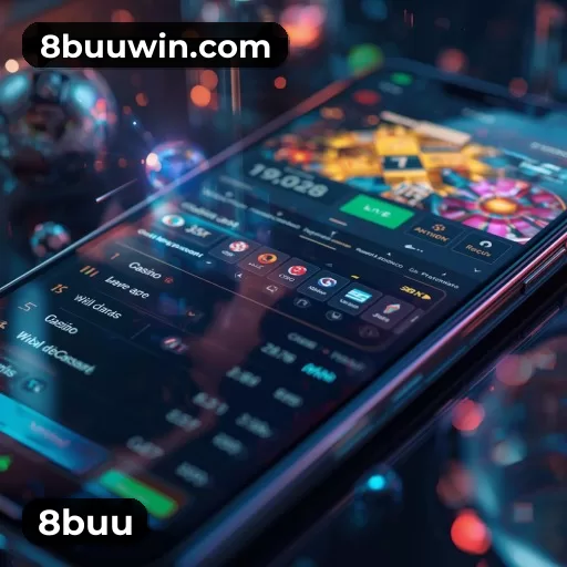 Imagem promocional da 8buu mostrando a plataforma e suas vantagens