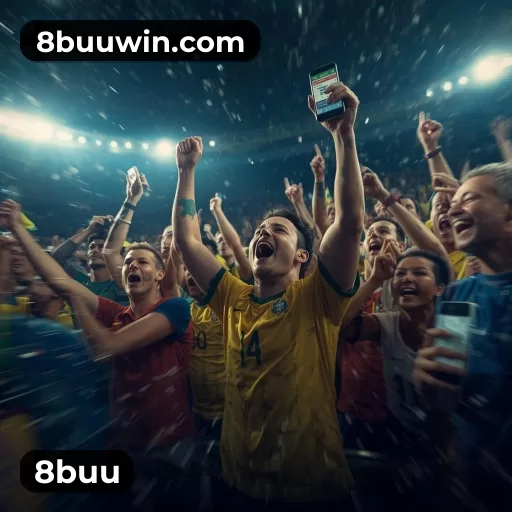 Imagem promocional da 8buu apresentando a plataforma e seus recursos